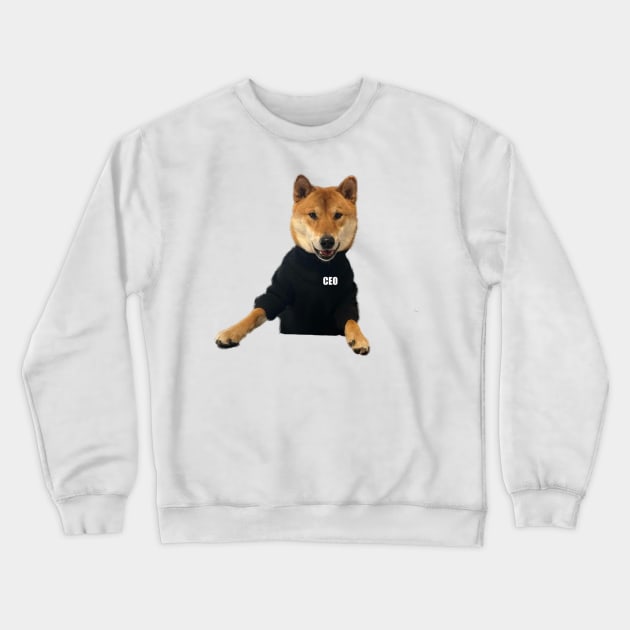 New CEO Twitter Shiba Inu Dog Floki Crewneck Sweatshirt by S-Log